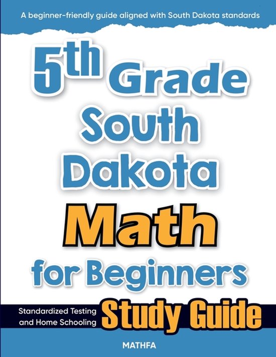 5th Grade South Dakota Math for Beginners - cover