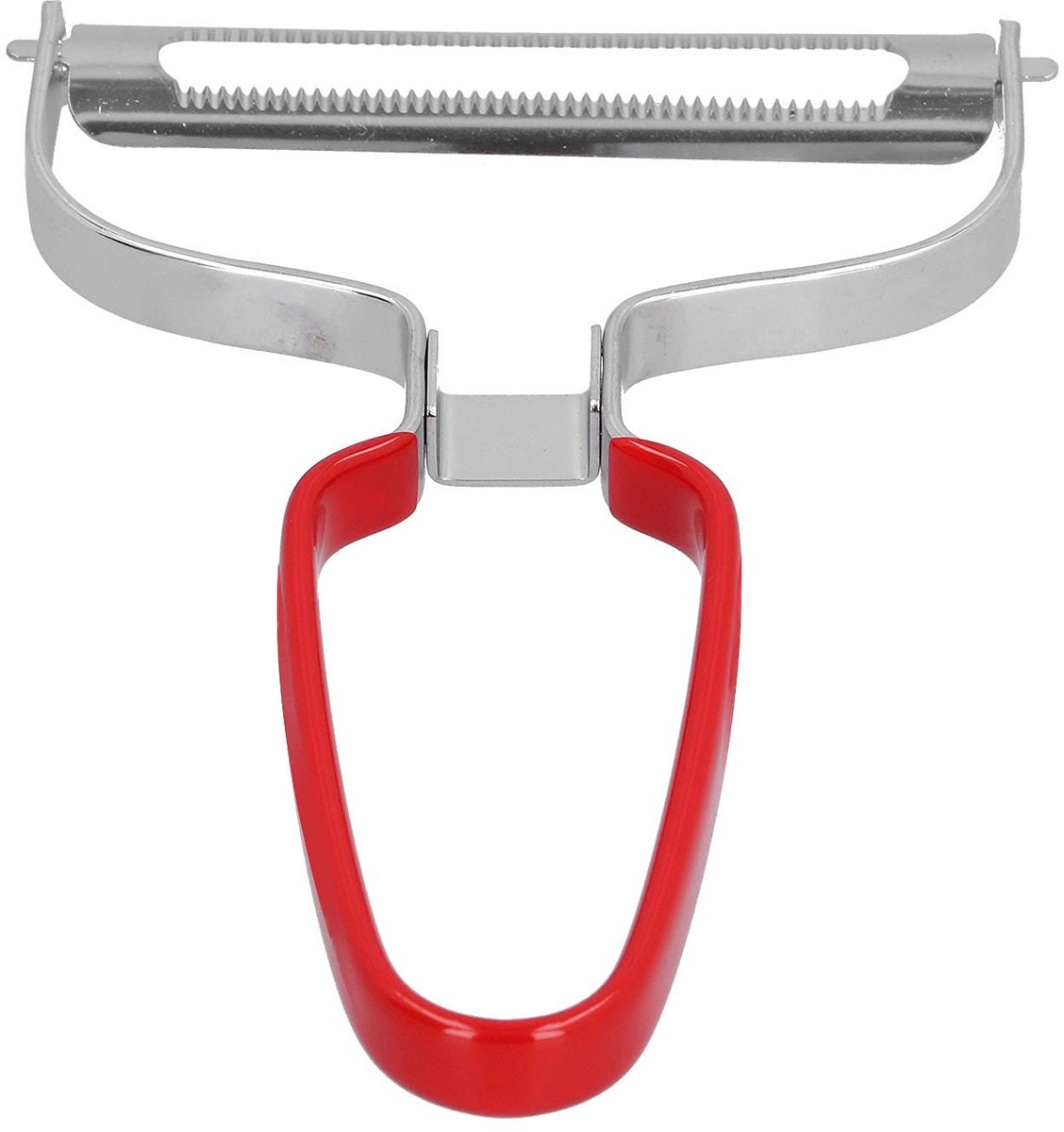 Dailygoods- Snijmachine Multifunctioneel - Groenteschiller - Koolversnipperaar - Dunschiller - Roestvrij Staal - Lichtgewicht 85 g - Groentesnijder