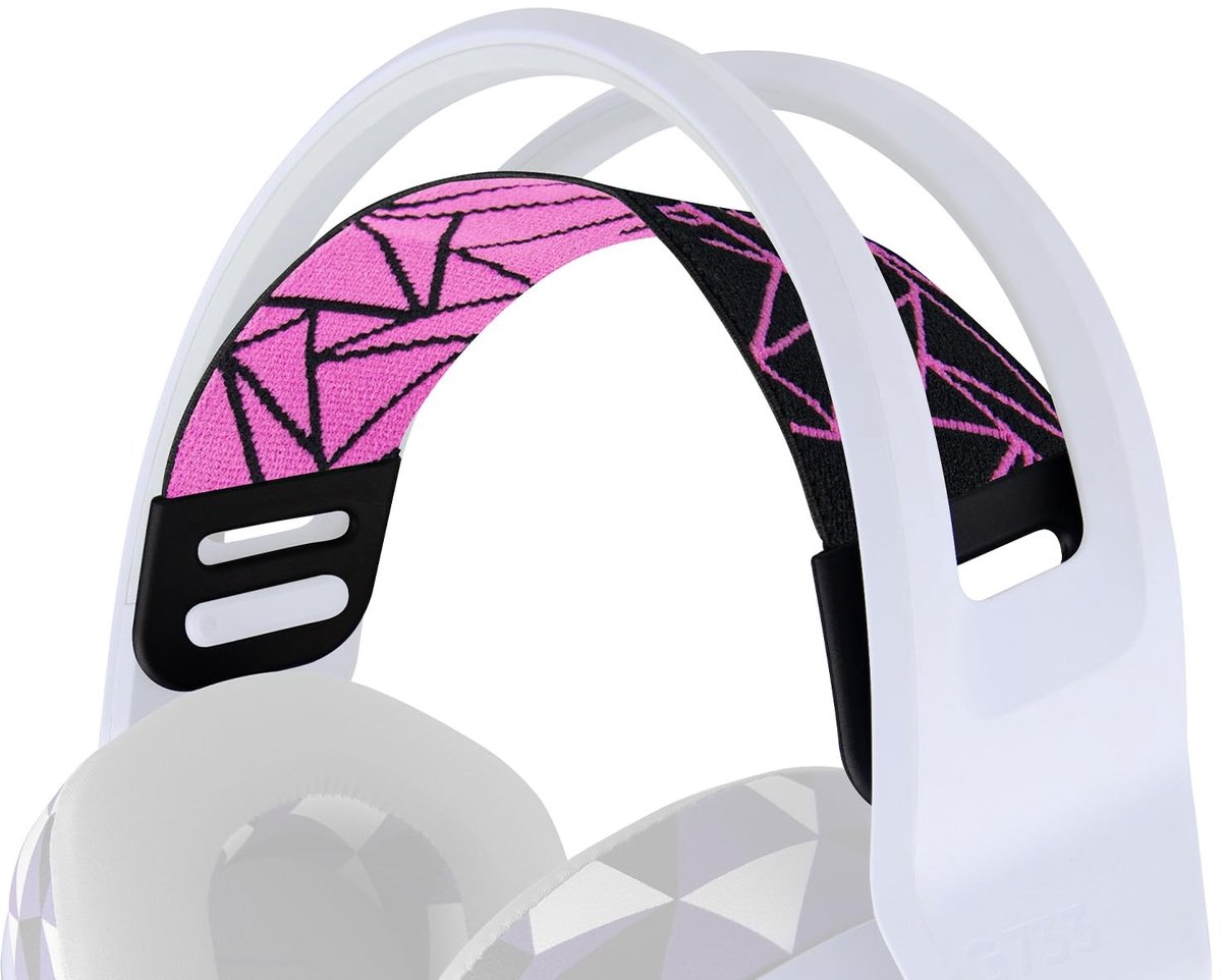 Dailygoods - SOULWIT Flexibele Stoffen Vervangende Hoofdband Headband voor Logitech G733/G535/G335 Gaming Headset, Vervangende Band Hoofdtelefoon, Reparatieonderdeel Hoofdbandkussen