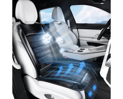 Zomer Autozithoesjes met 2 Ventilatoren & 3-snelheid Verstelbare, Auto Seat Ventilatie Universele Pas voor Limousines,LKW, SUV, VAN