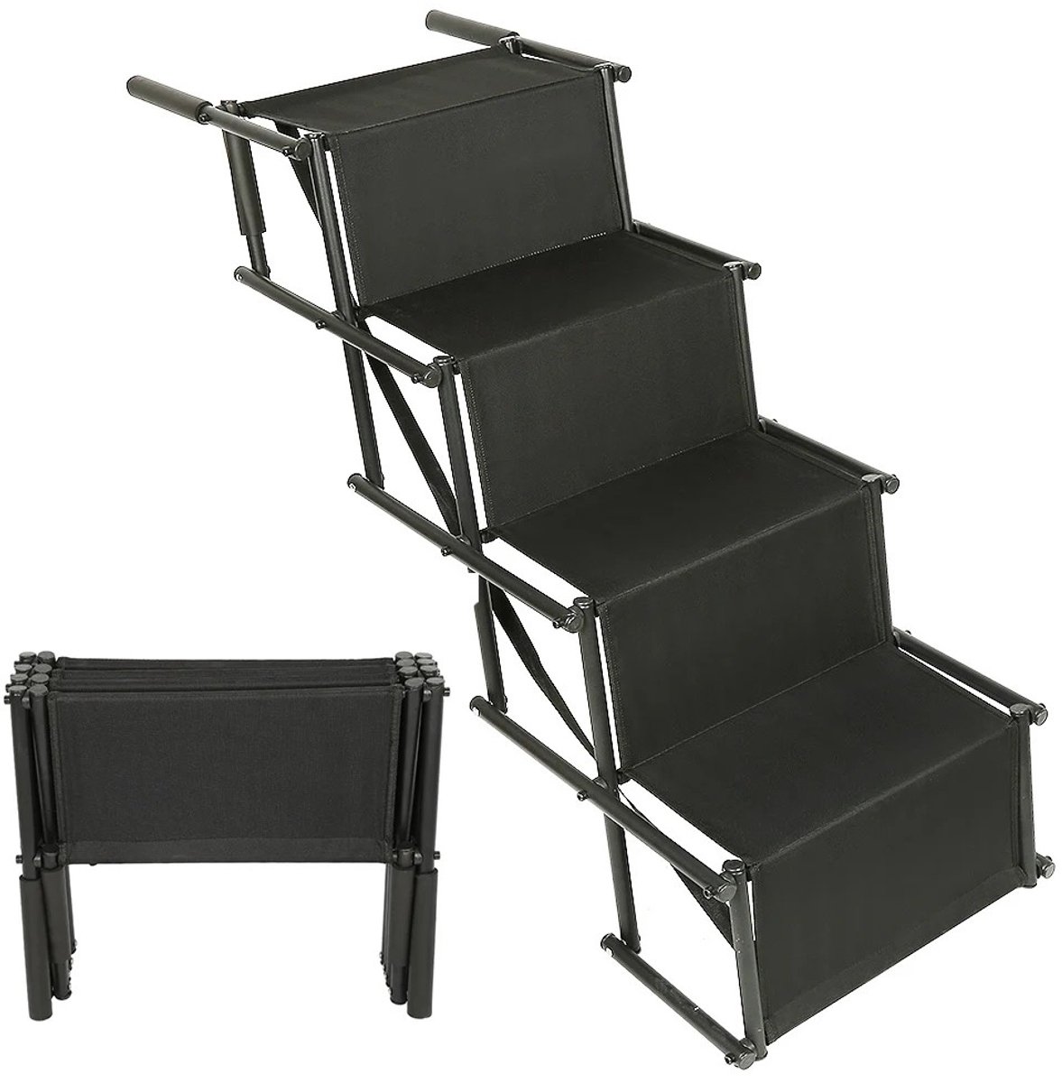Dailygoods Hondentrap, hondenhelling, maximale belasting: 80 kg, opvouwbaar, antislip, voor vrachtwagens, bedden, auto's