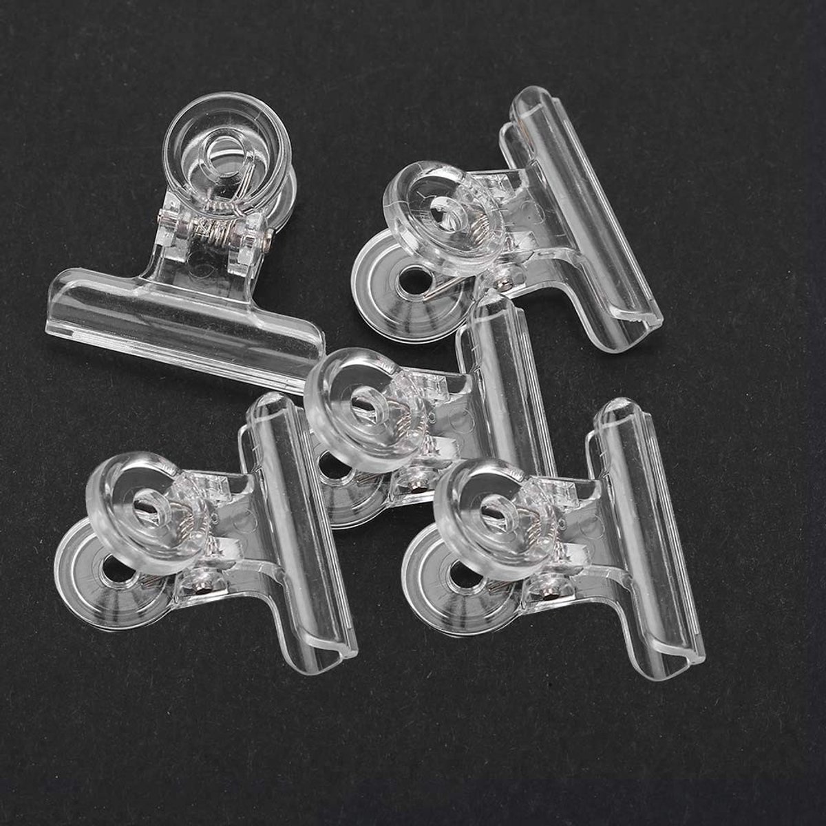 Dailygoods- Nagelknijpers 5 Stuks - Multifunctionele Clips - Kunststof - Voor Nagel Glasvezel Extension - Eenvoudige Bediening - 31 mm voor Lange Nagels - Nagelverlengingsclips