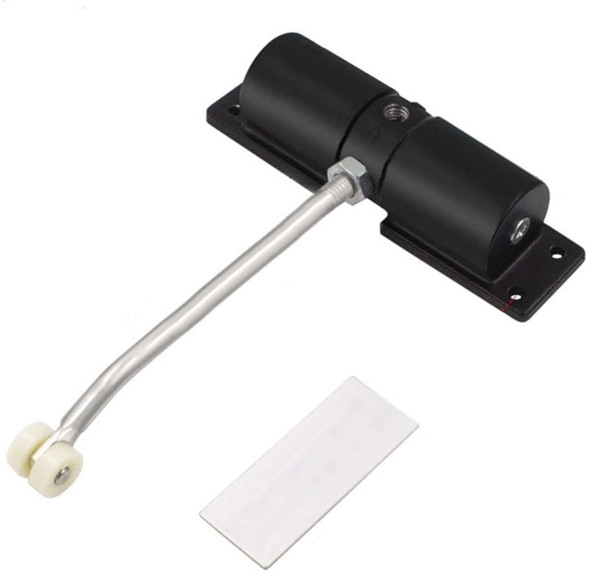 Dailygoods- Deurdranger Aluminium - Verstelbare Veerdeurdranger - Automatische Poortsluiter - Zachte Sluiting - Universeel Ontwerp - 1/2 Uur Brandclassificatie - Deursluiter