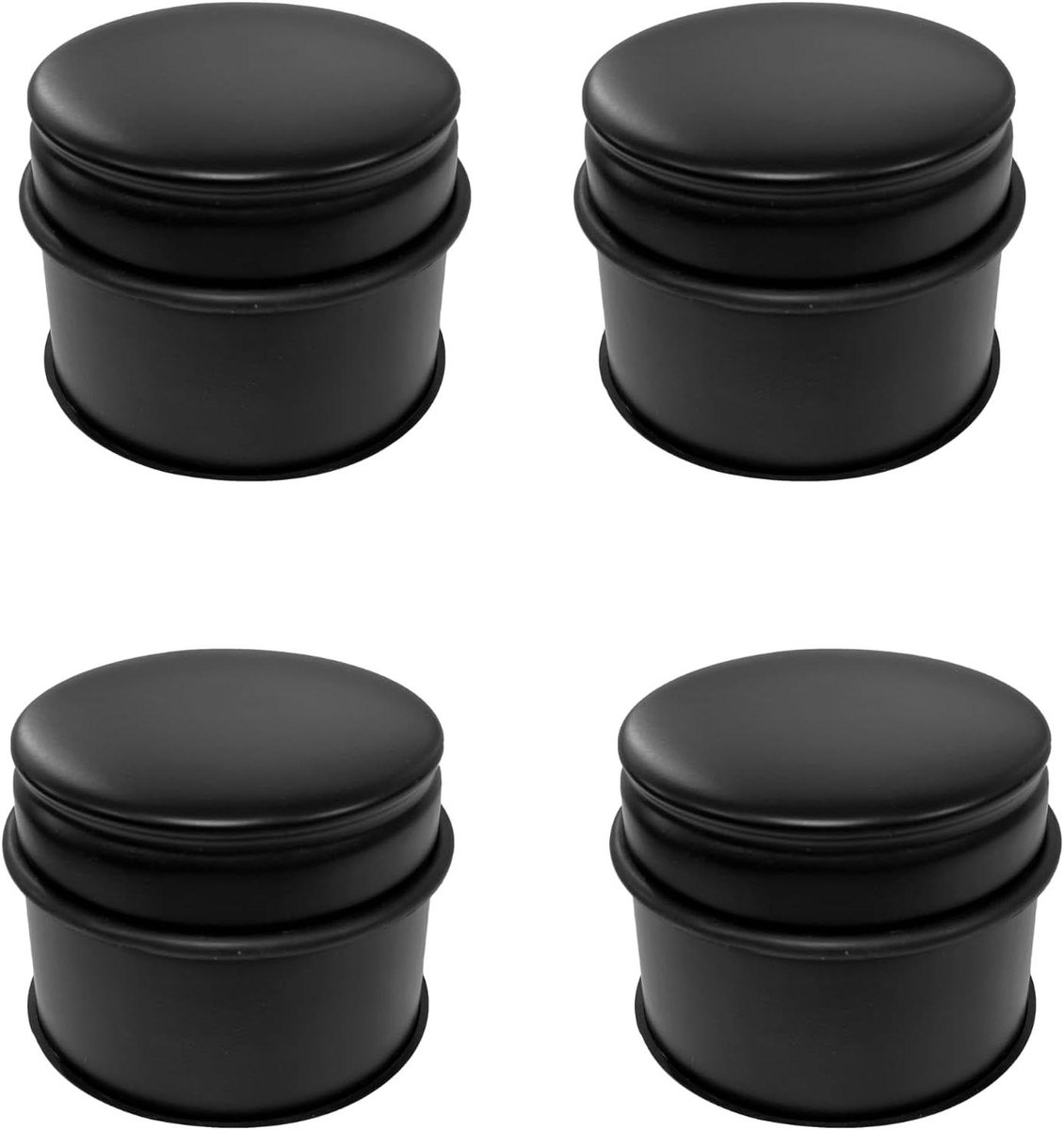 Deurstoppers Set - Deurvastzetters - Deuren Open Houden - Zwaar Antislip - 4 Stuks - Mat Zwart