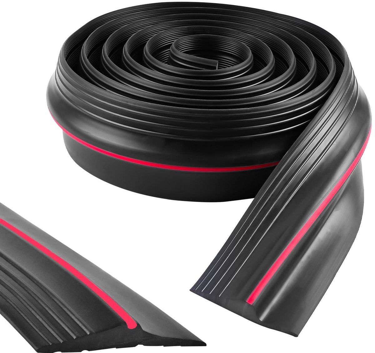 Garagedeur waterstop 3,0 m x 16 mm, garagedeur afdichting vloer, drempelafdichting, waterdicht, garagedeurdrempel, eenvoudig te monteren, drempelafdichting voor garages, hallen, magazijnen