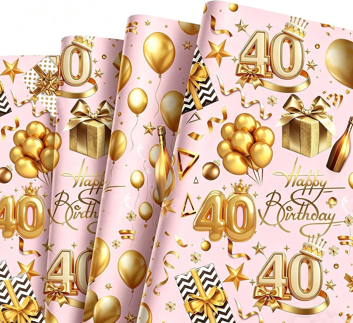 50 stuks Vellen Halloween Tissue Papier 50 x 35cm (Roze-40e)