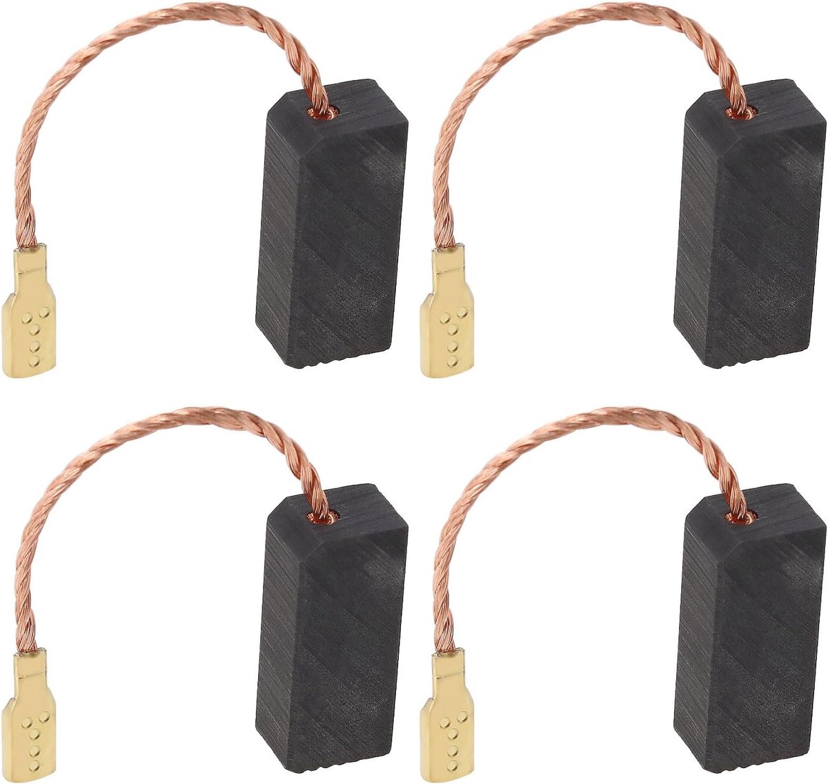 2 paar koolborstel motorborstel reserveonderdeel elektrisch gereedschap 6,5 x 8 x 18 mm compatibel met Hilti TE 12 TE 12S TP 90 hamerboor cirkelzaag
