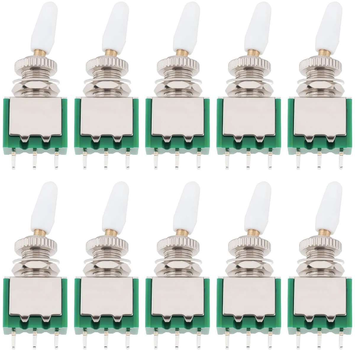 Schakelaar 250VAC 2A Van toepassing op 6mm Diafragma Single-Pole Schakelaar voor DIY Auto Dash Dashboard Elektronische