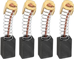 4 Stks Koolborstels 15x9x6mm Compatibel met Clarke CAG800 CAG800B 800w 6x9 Cag E44 Haakse Slijper
