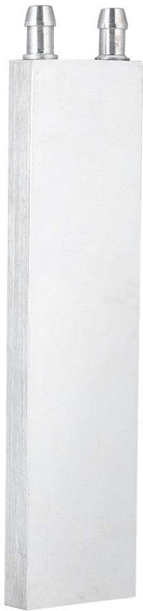 Aluminium waterkoelblok, aluminium koellichaam, koelvloeistofkoeler Vacuüm aluminium soldeerwatergekoeld blok voor computer CPU waterkoeling (40x200mm)
