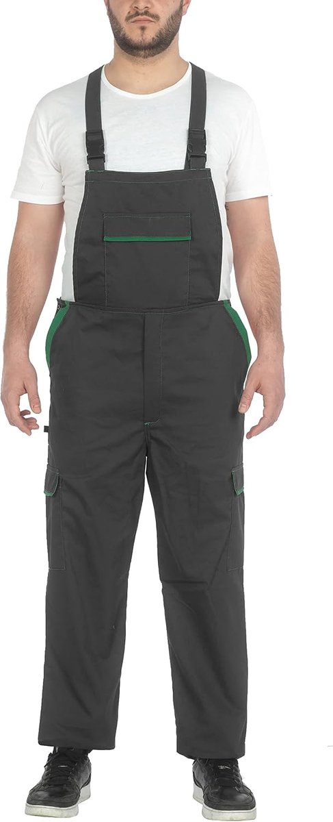 Multipocket werk tuinbroek