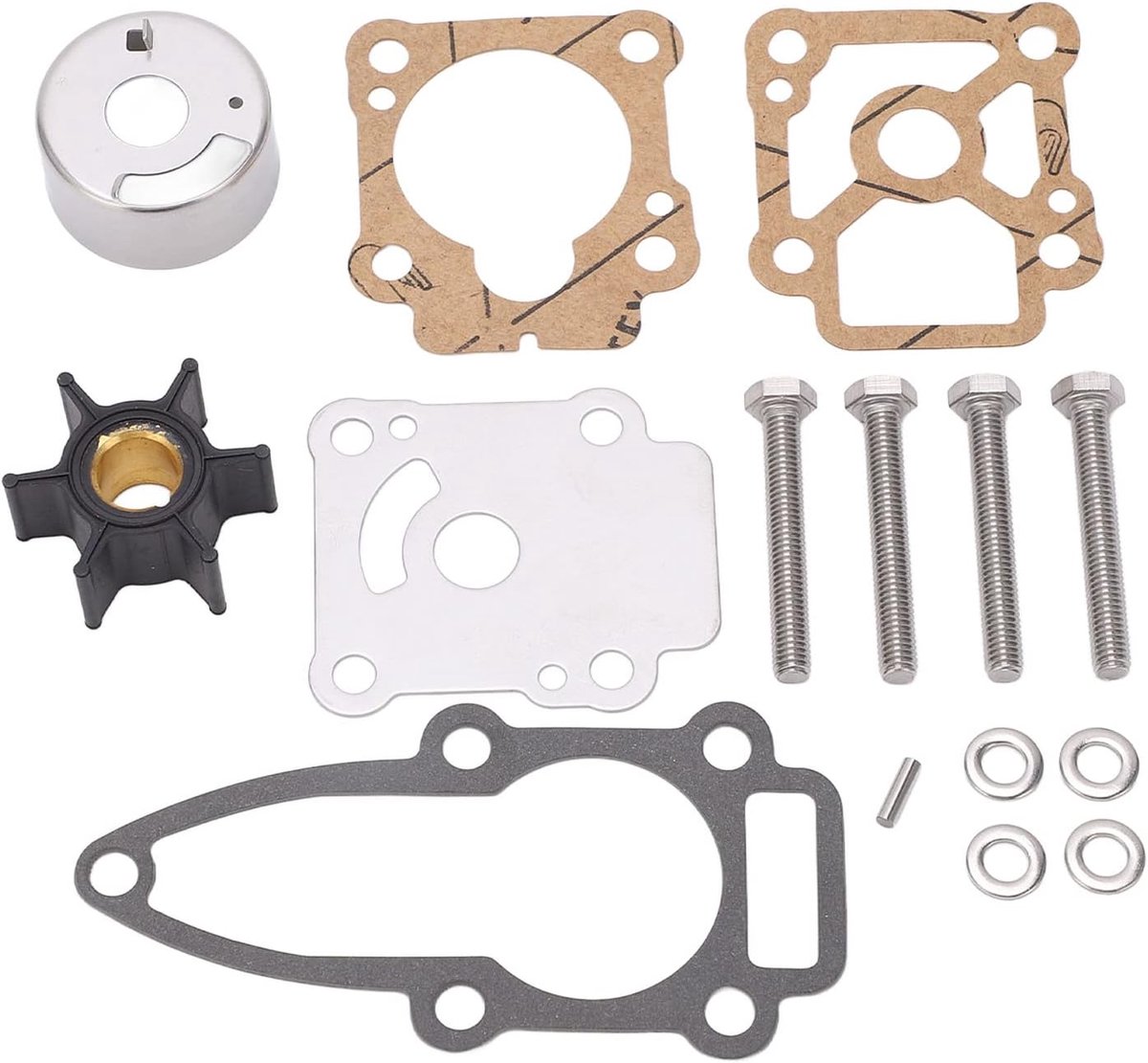 Waterpomp, Reparatieset Waterpomp 361-87322-0 Vervanging Waaier-revisieset voor Tohatsu M6B M8B M9.8B