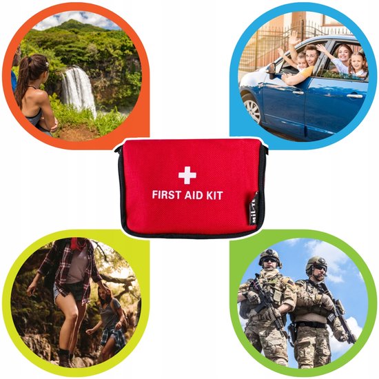 Compacte EHBO-kit met Nood-slaapzak voor Outdoor & Survival — afbeelding 3