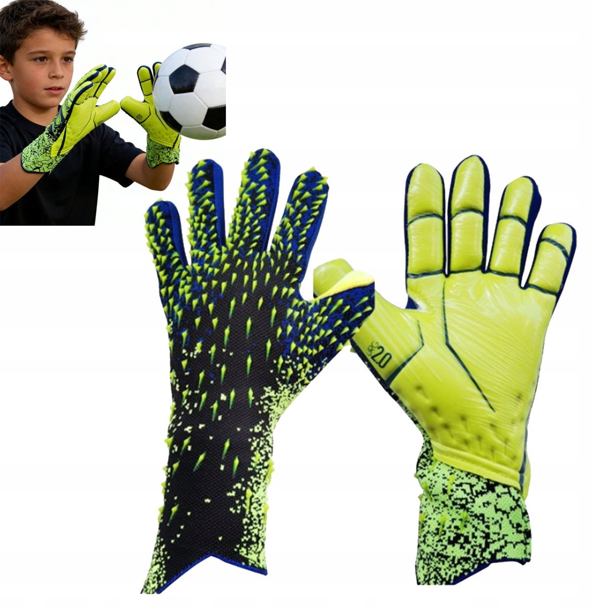 Markless Professionele kinder- en volwassen keepershandschoenen maat 10