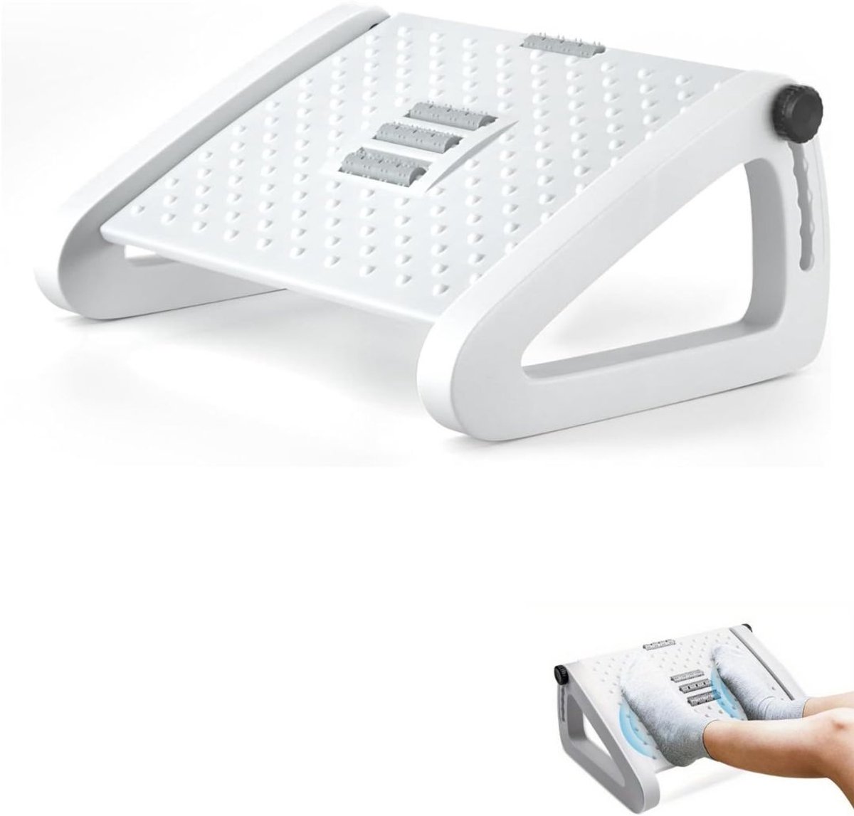 Zavio® Voetensteun Bureau - Voetenbankje - Voetsteun