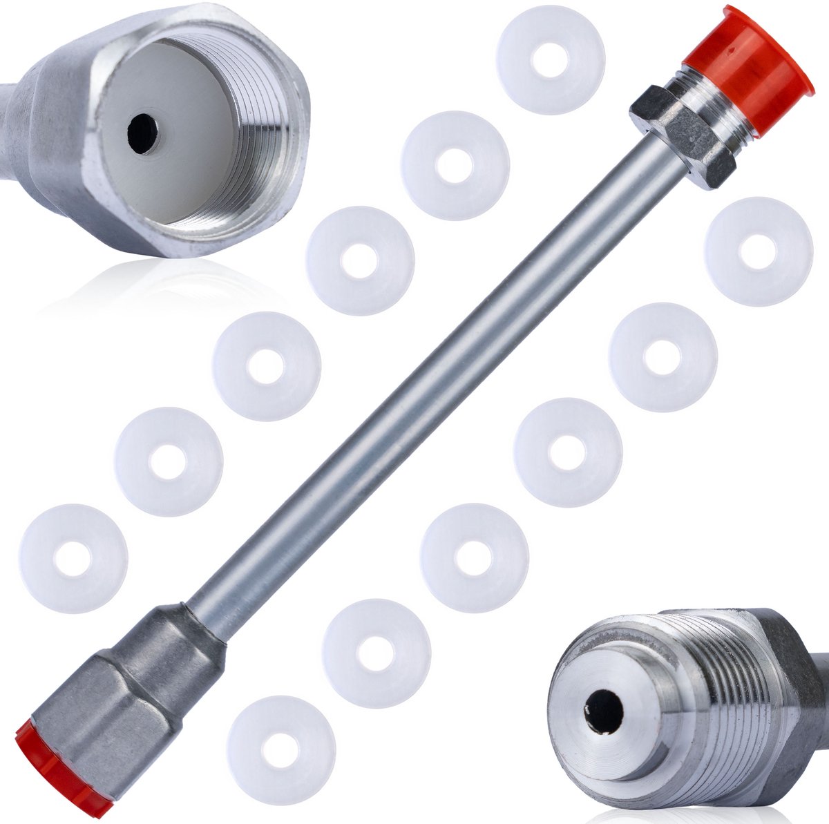 Rosfix Hogedruklans Set 30 cm - Verlengstuk voor Pistolenspuit - 7/8'' Schroefdraad 22 mm, 290 bar