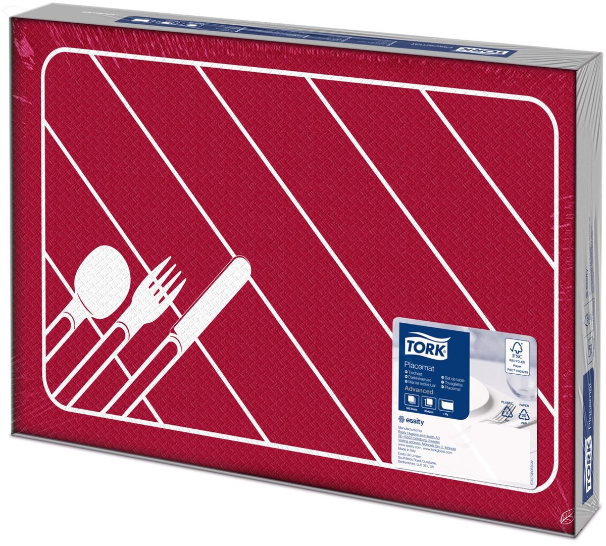 Tork Papieren Placemats Couvert 27x42 cm 500 stuks