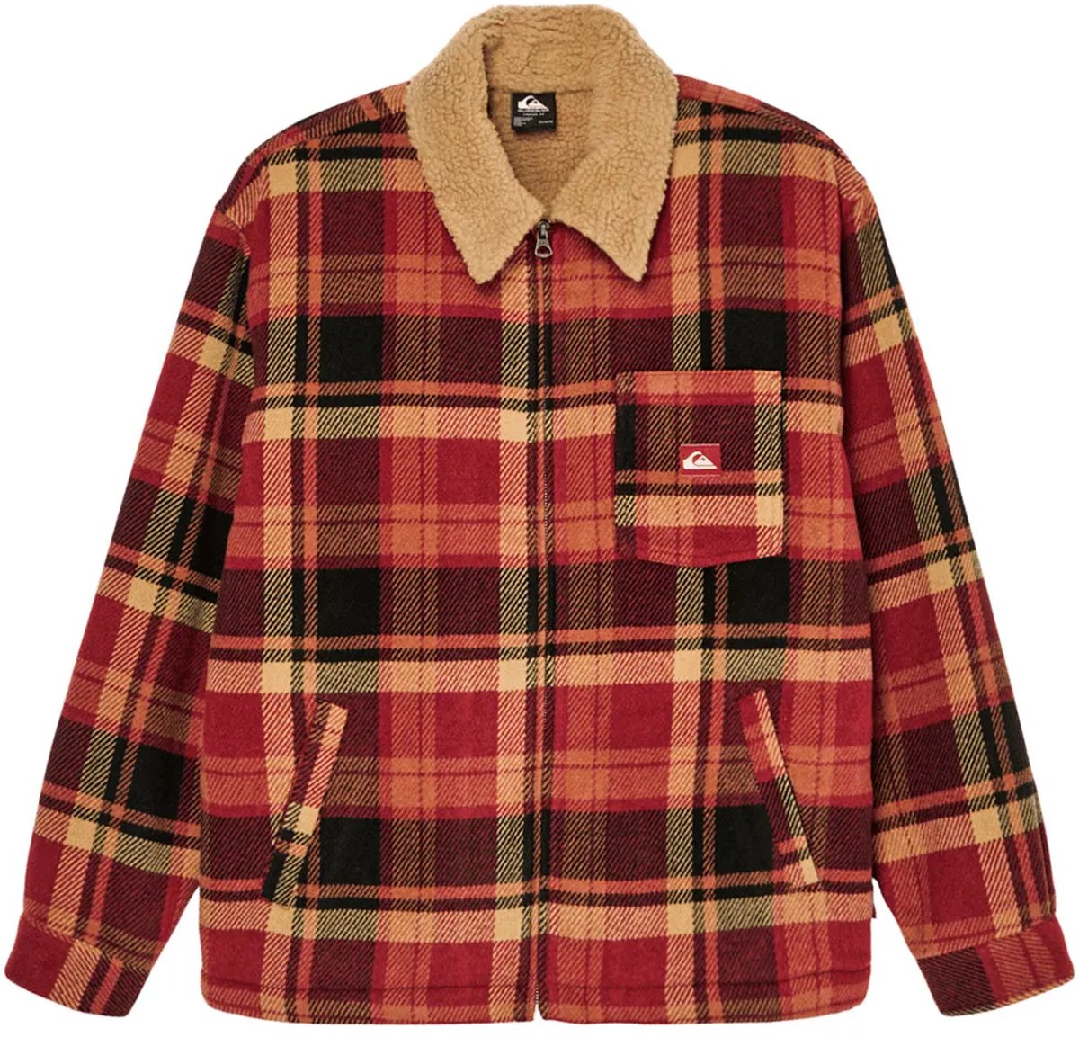 Quiksilver Sherpa Jas Rood M Man
