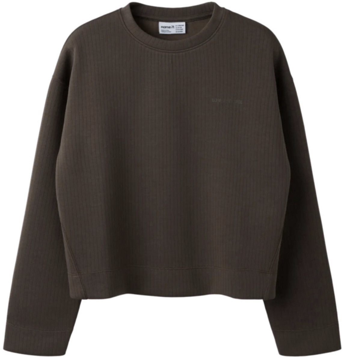 Name It - Sweatshirt - Top - NKFNIMJA - Chocolate Brown - Maat 122/128