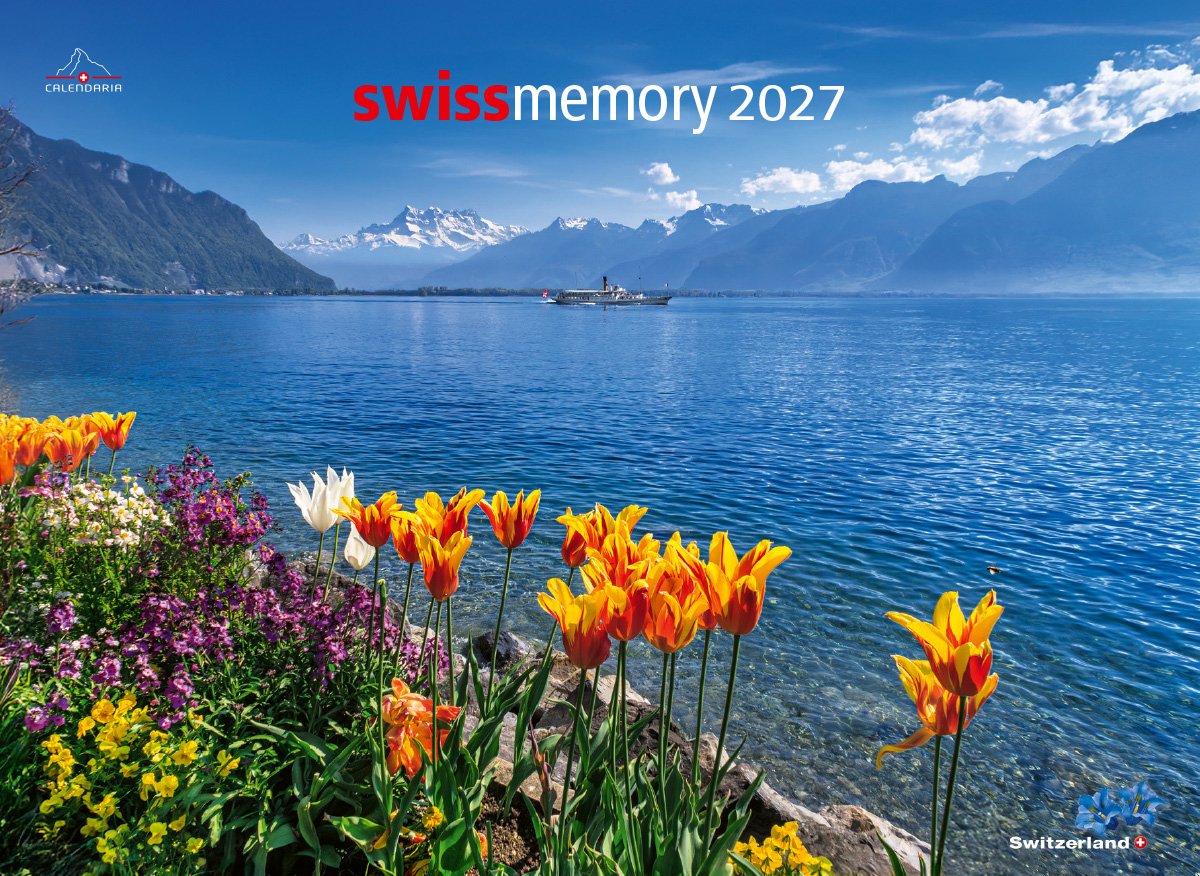 Calendaria - Wandkalender - Swiss Memory 2027 - Zwitserland - Kalender - Formaat: 31,5 x 23 cm