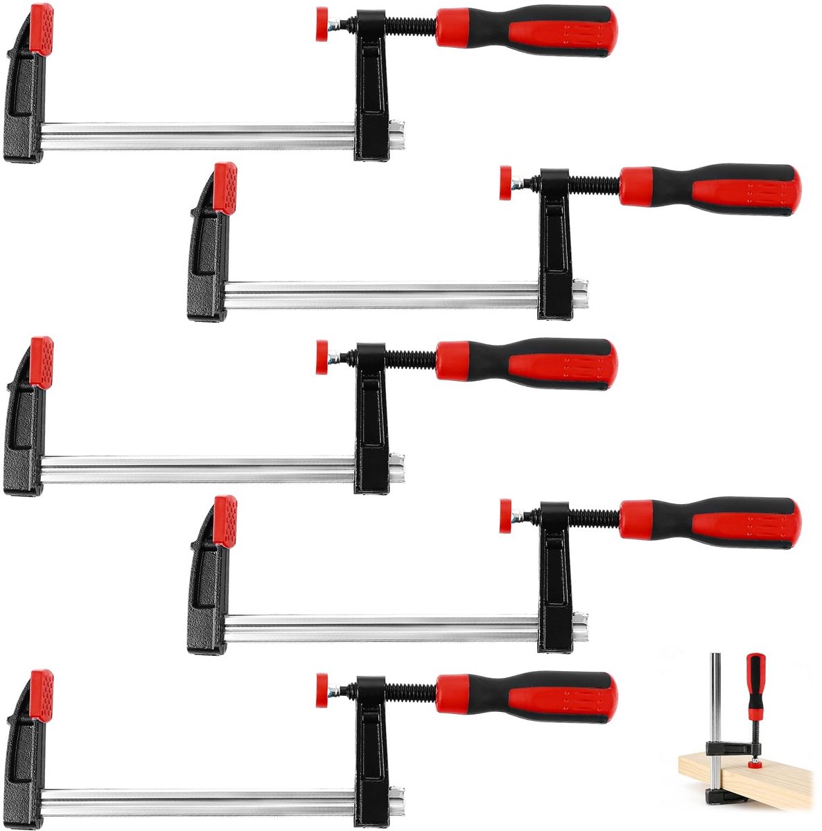 Omgoods - Set van 5 Schroefklemmen, Professionele Tension Tool voor DIY
