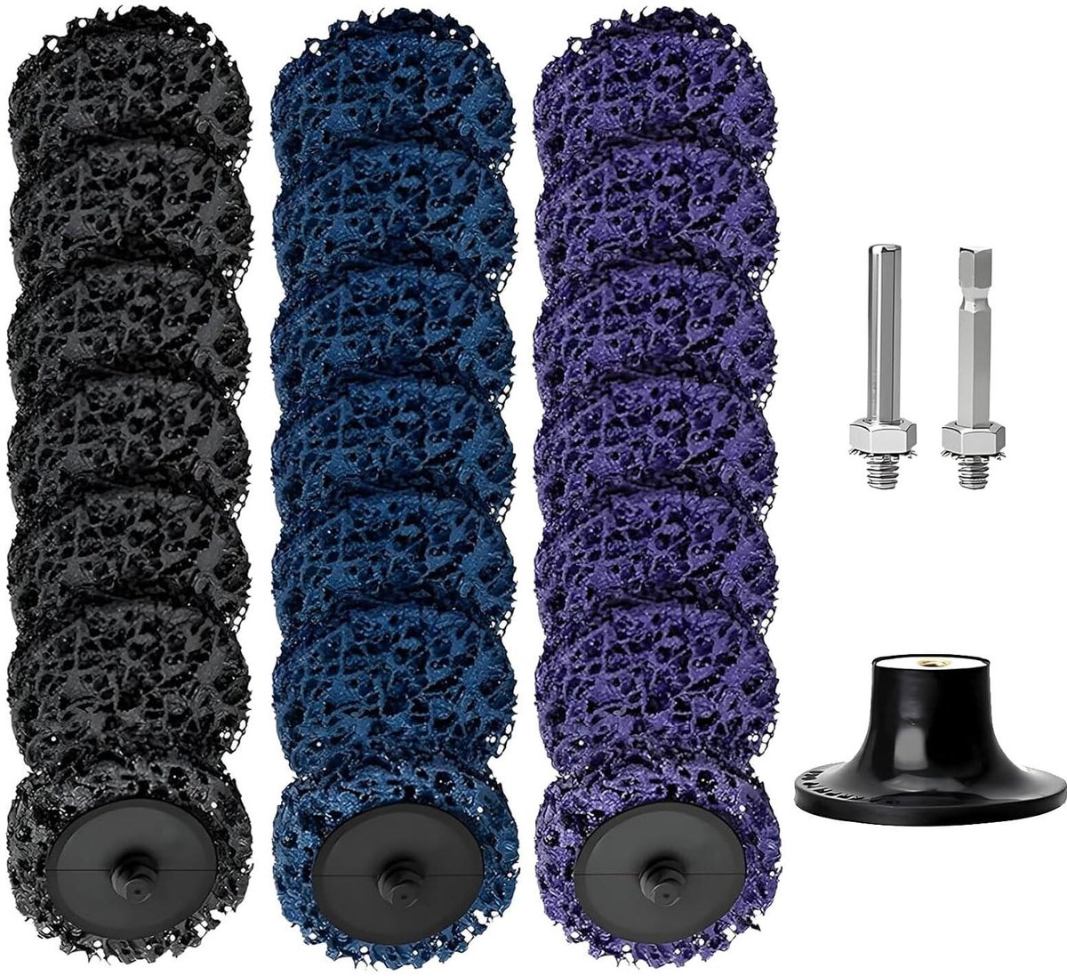 Omgoods - 21-delige CSD Slijpschijven Set 50 mm voor Reiniging en Oppervlaktebewerking