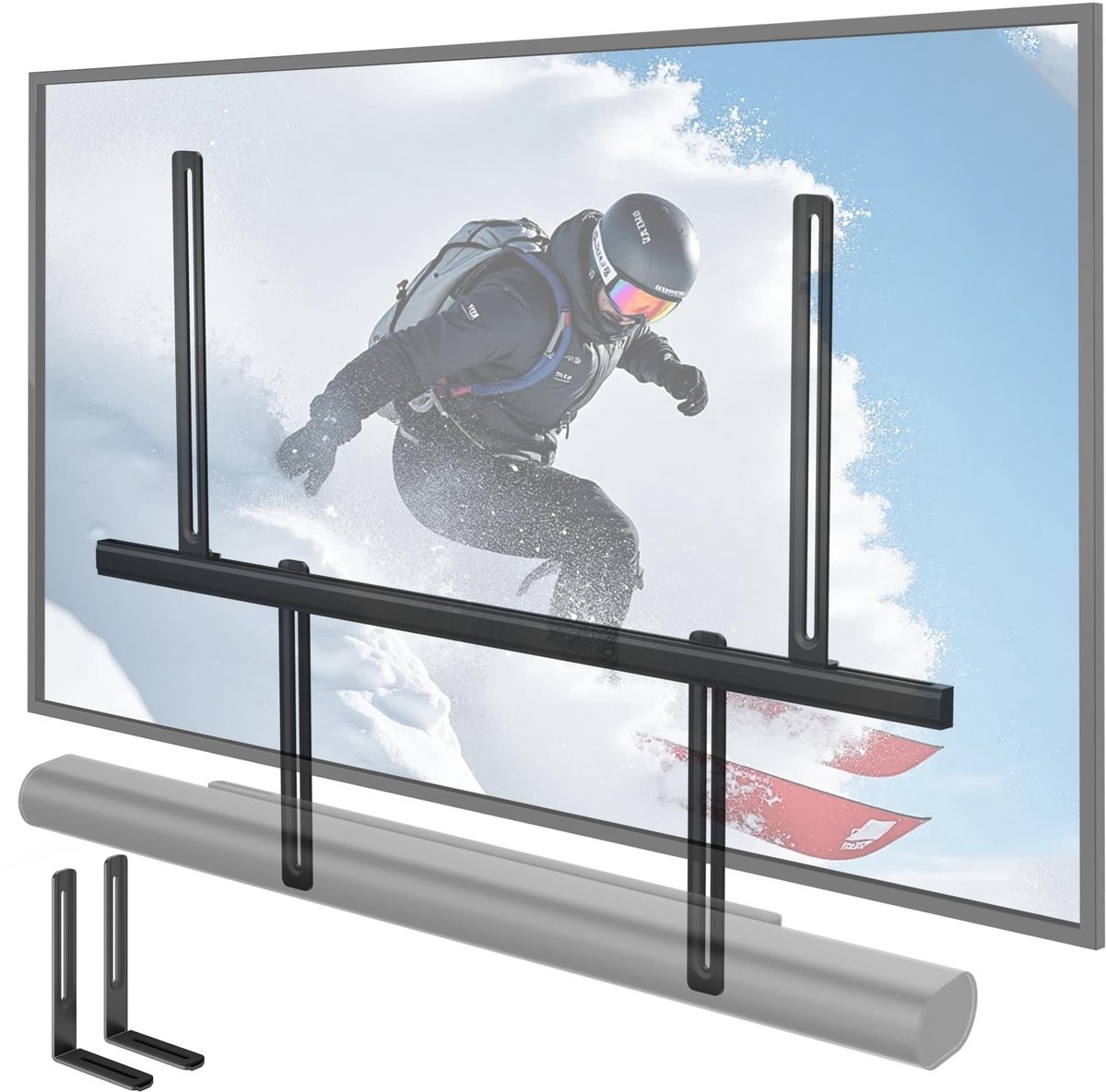 SolidKeus - Universele Soundbar Houder voor TV's, Verstelbaar