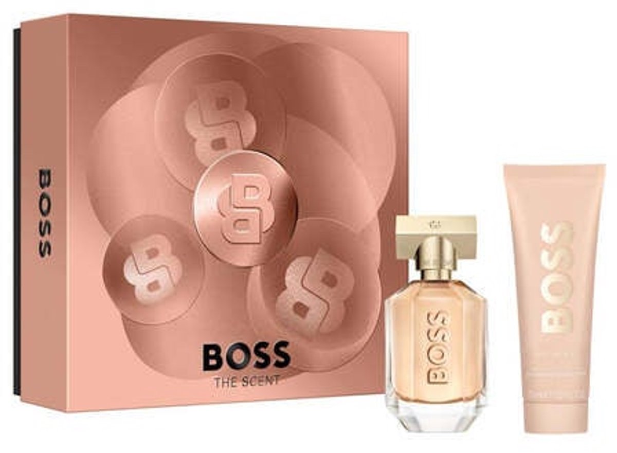 BOSS The Scent for Her Eau de Parfum Gift Set 100 ml + 10 ml + Body Lotion 75 ml