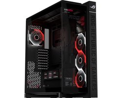 ASUS ROG Cronox GR801 Curve TG ARGB - PC Behuizing - LCD Display - ARGB Verlichting - Zwart