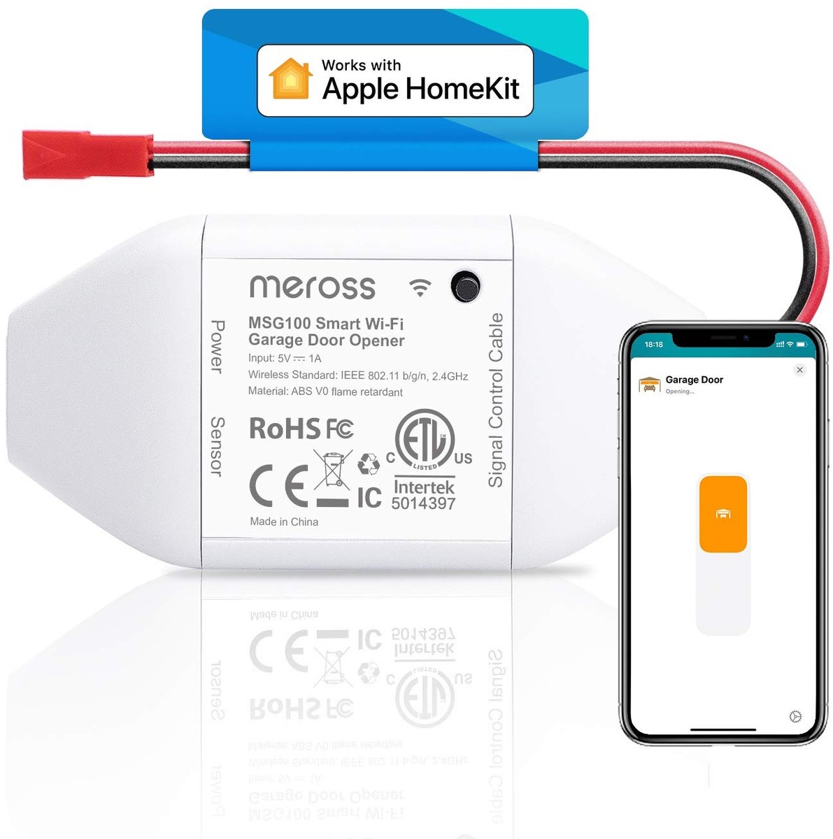 Omgoods - Slimme Garage Deuropener met WiFi en Stemcontrole