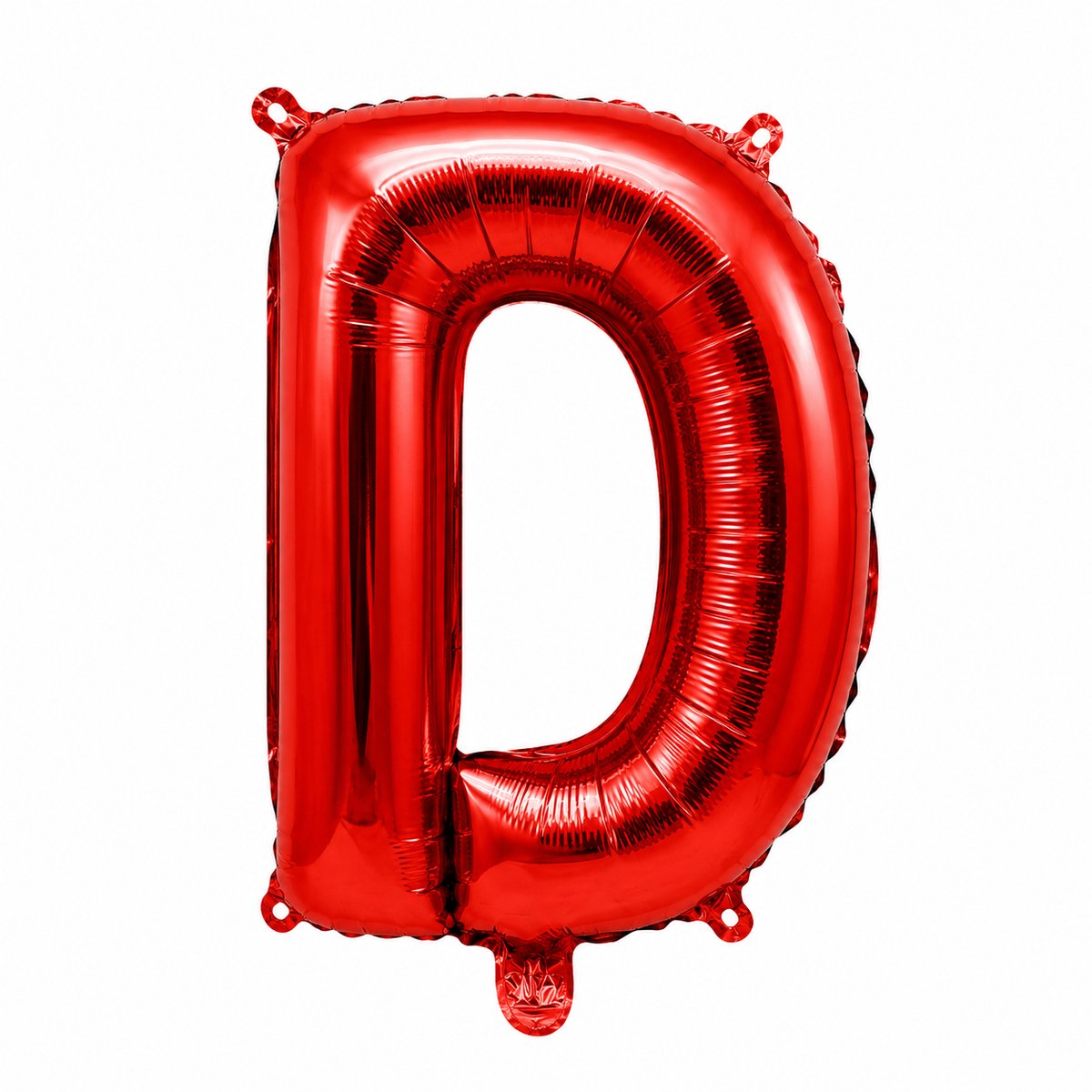 Fienosa Letterballon D Rood – 40 cm – Folieballon Letter D – Verjaardag Versiering – Feestdecoratie