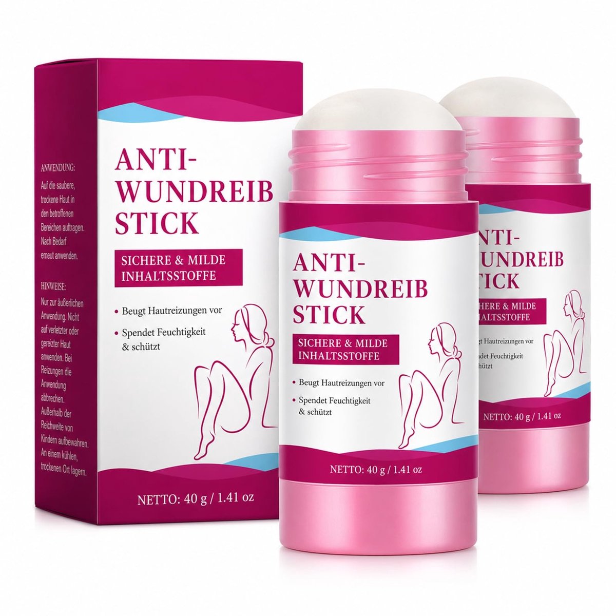 Omgoods - Anti-Wond Stick 2 Stuks voor Fritie Bescherming
