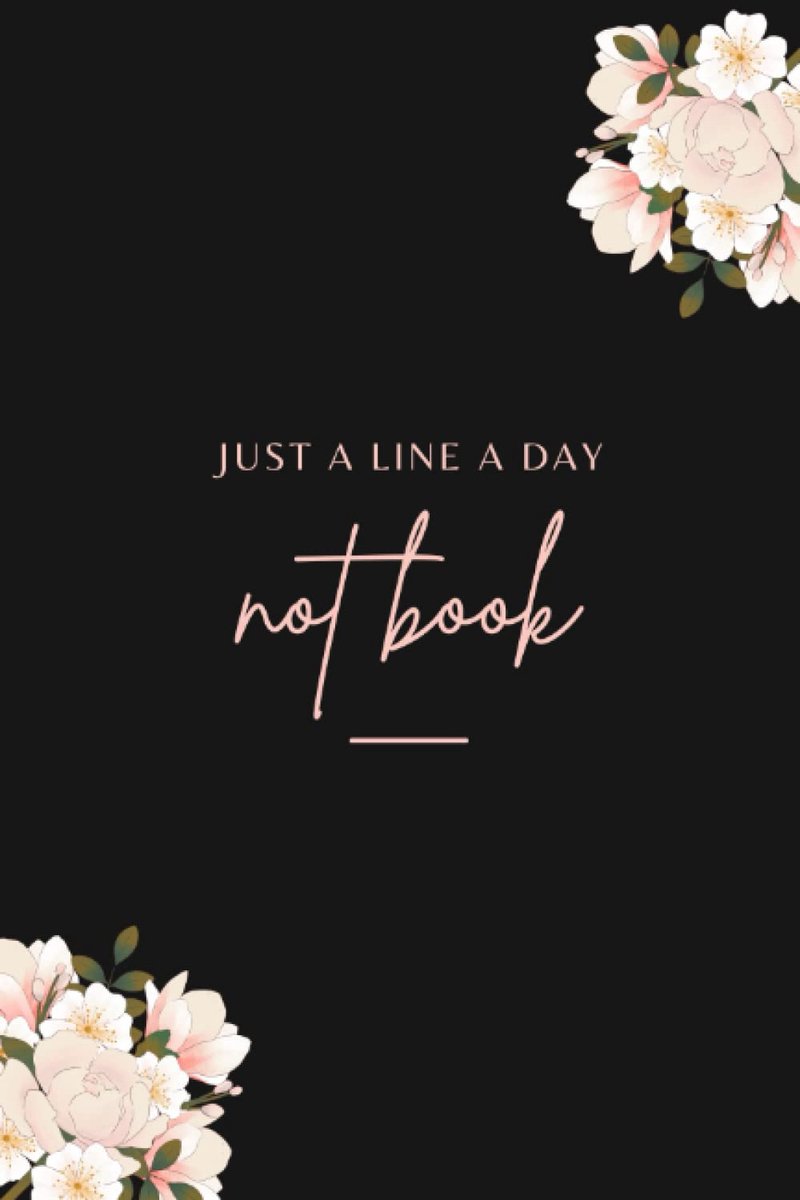 Unlined Notebook - Large (6 x 9 inches) - 100 Pages - Black Cove
