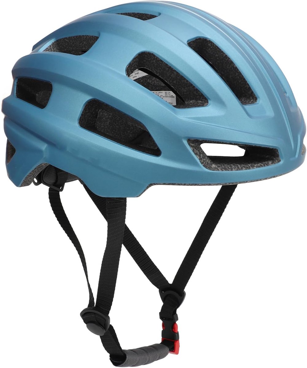 61-65cm Verstelbaar Ademend Lichtgewicht Fietshelm voor Volwassenen Fietshelm met 21 Ventilatieopeningen voor Heren Dames (marineblauw)