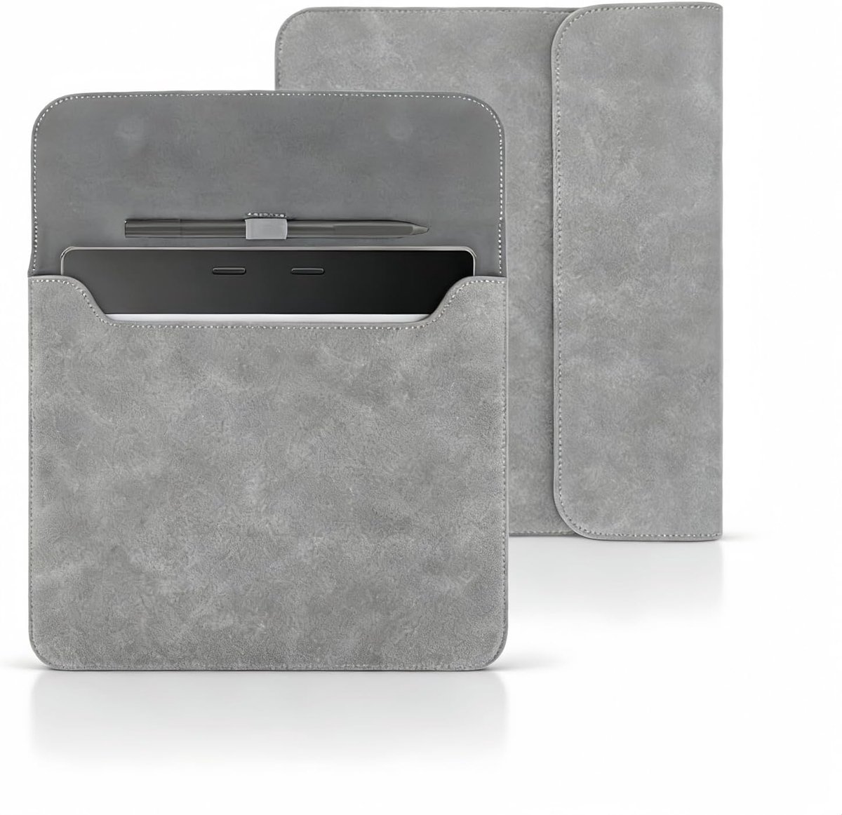 Magnetische Hoes voor Kindle Scribe 2022 2024 10,2 Inch, Kobo Elipsa 10,3 Inch, E-reader Beschermhoes Tas (donkergrijs)