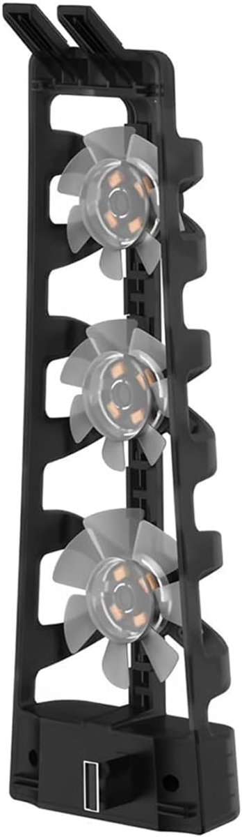 Koelventilator voor accessoires, met verlichting, USB 2.0, efficiënte koeling, stil, high-speed, compatibel met Disc Edition en Digital Edition