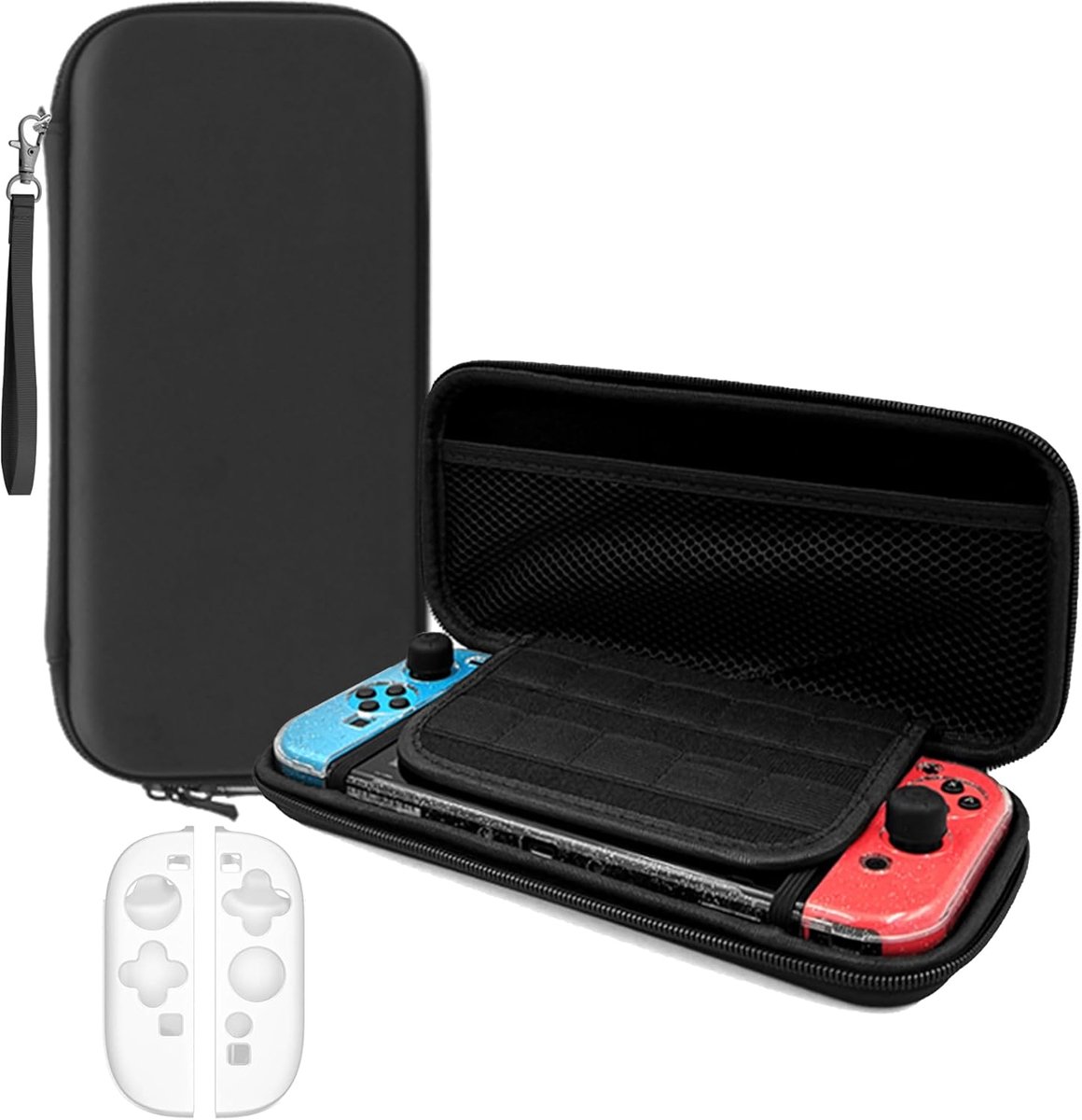 Hoes draagtas reistas draagtas voor switch 2, reistas hoes opbergtas voor switch 2 accessoires, tas + schakelaar 2 2025 harde transparante hoes