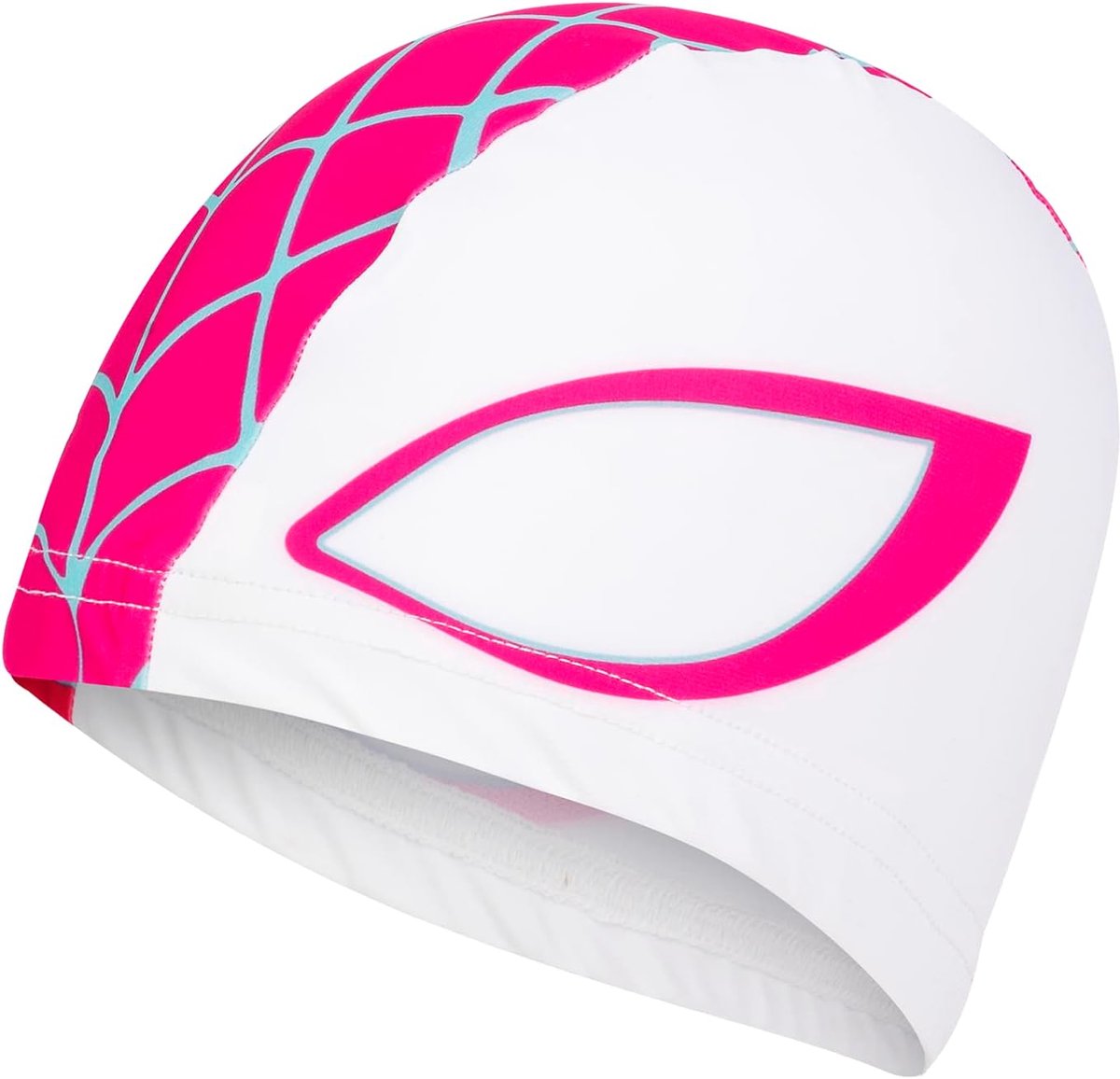 Spider stoffen muts, Spider-Gwen badmuts, hoog comfort en hechting, kunst en zwemmen
