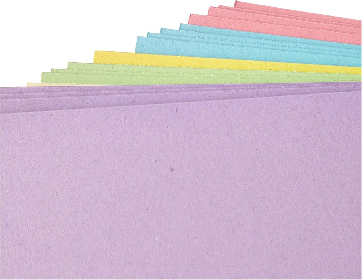 House of Card & Paper RAINBOW A4 160 g/m², pastelkleurige kaart, 50 stuks