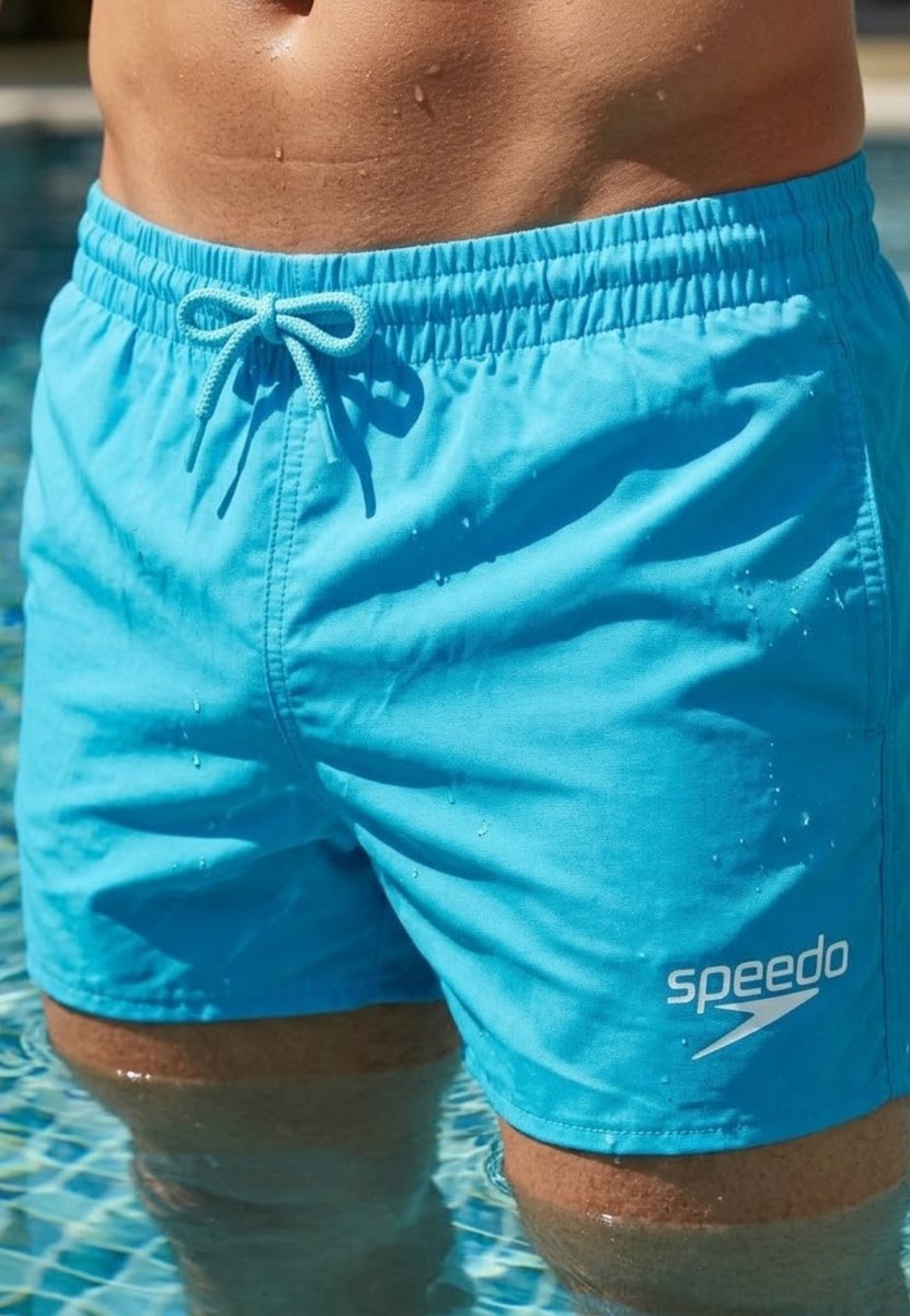 Speedo eco essential 13 boardshort in de kleur blauw.
