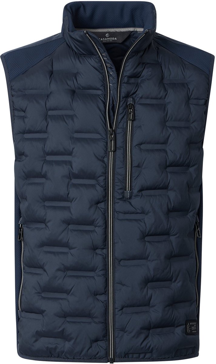 CASAMODA Bodywarmer Hybrid Puffer – Heren Bodywarmers Blauw