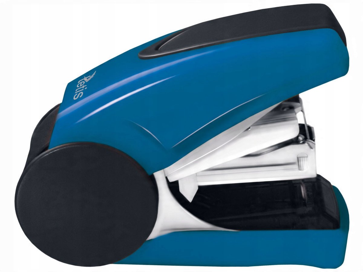 Merkloze Blauw-Zwart Mini Bureau Zszywacz voor 20 Vel