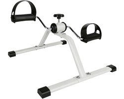 Mini Hometrainer Fiets, Verstelbare Weerstand, Tafel Fiets voor Armen en Benen, Oefenapparaat voor Rehabilitatie en Thuistraining, Compacte Beenarmtrainer