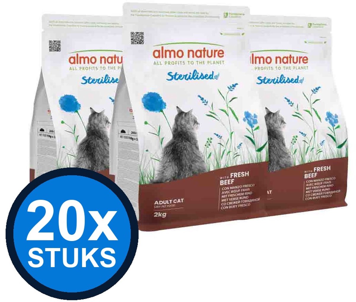 Almo Nature Almo Nature Holistic cat pouch sterilised rund 70gr
