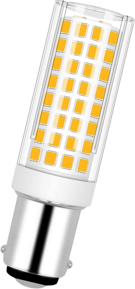 Gloeilamp 5W AC230V warm wit 3000K 1-pack | Niet dimbaar, vervangt 50 W halogeen, 500 lumen, dubbel contact/bajonet, voor naaimachine, afzuigkap en kroonluchter