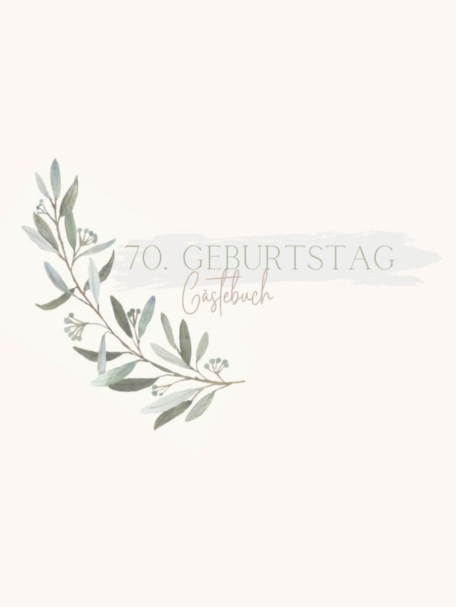 70 Geburtstag: Buch zum Eintragen für Glückwünsche und die schönsten Fotos der Gäste I Geschenk für Frau oder Mann I Geschenkidee 70. Geburtstag