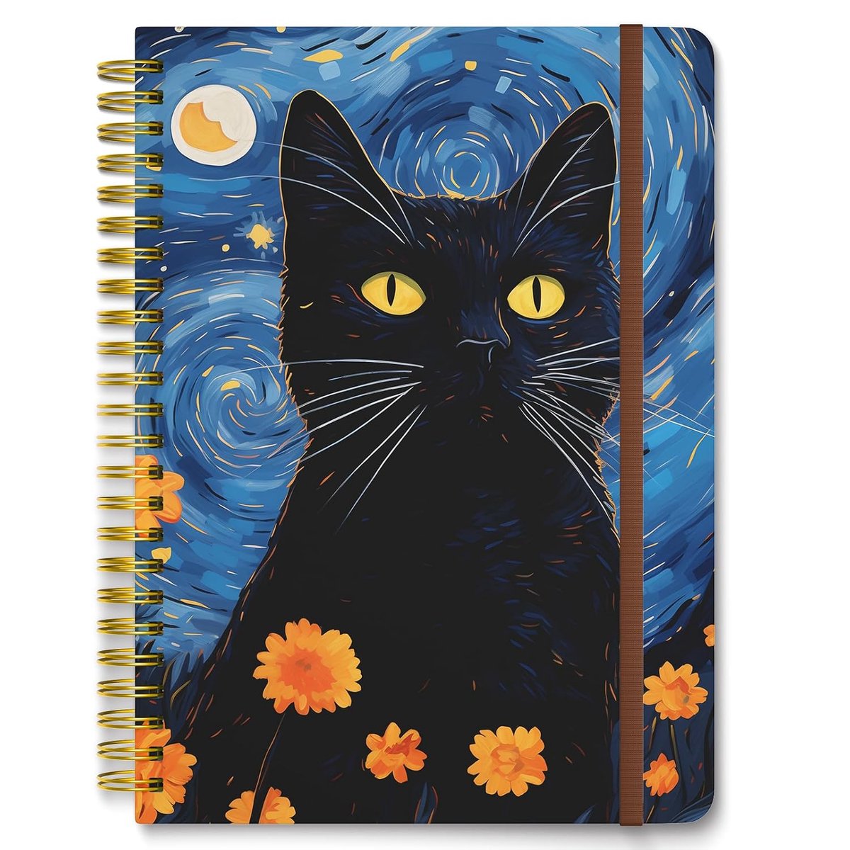 Hardcover Gelinieerd Dagboek voor, Medium 15,2 x 21,3 cm, 160 Pagina's Dik Papier, Schattig A5 College Lined Notitieboeken voor Journaling, Schrijven