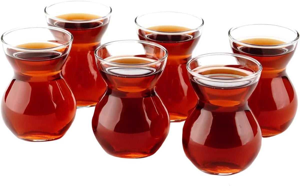 Theeglazen (6 stuks), Perzische Arabische theekopjes en whiskyproeverijen (145ml/5oz)