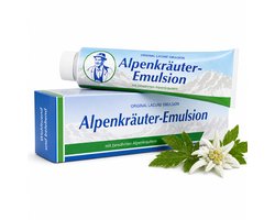 Lacure Alpenkruiden Emulsie XL 200 ml – Verzorgende Massagecrème – Extra Verkoelend – Met Eucalyptus, Rozemarijn & Veldmunt