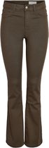 Noisy may Jeans Nmsallie Hw Sk Flared Color Box N 27036629 Chocolate Brown Dames Maat - W26 X L32